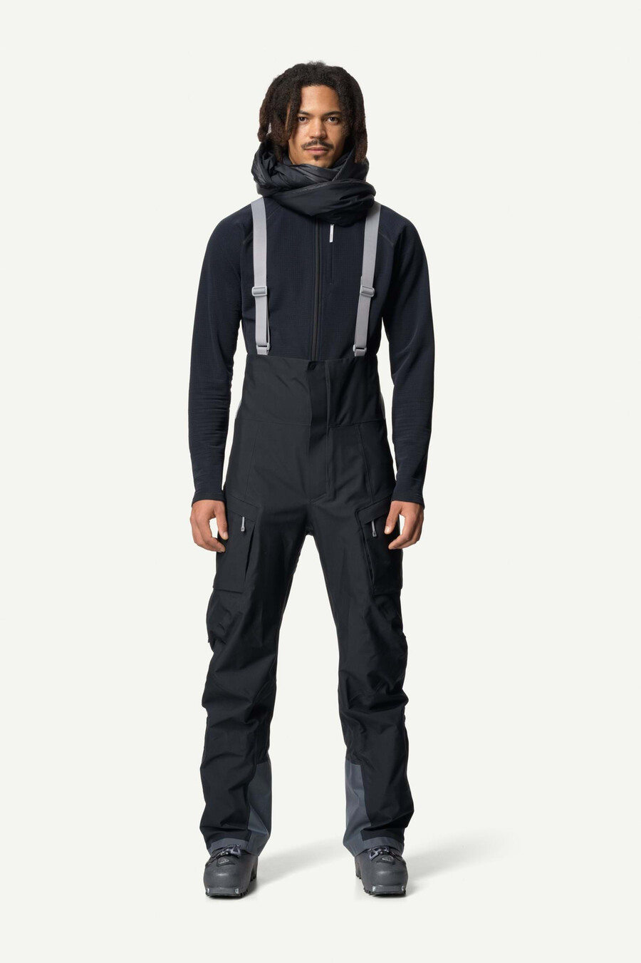 pantaloni con bretelle rollercoaster di m
