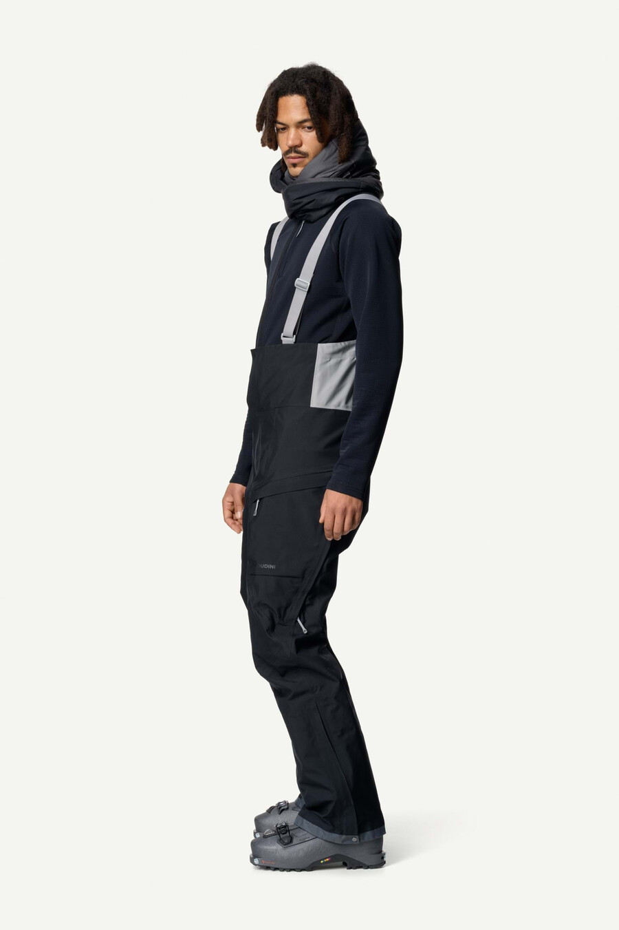 pantaloni con bretelle rollercoaster di m