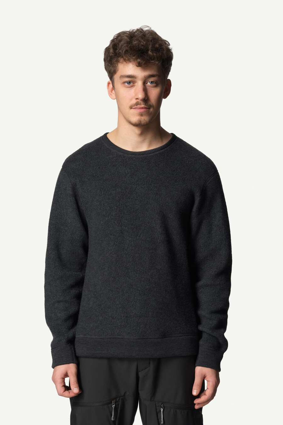 maglia girocollo in lana alto di m
