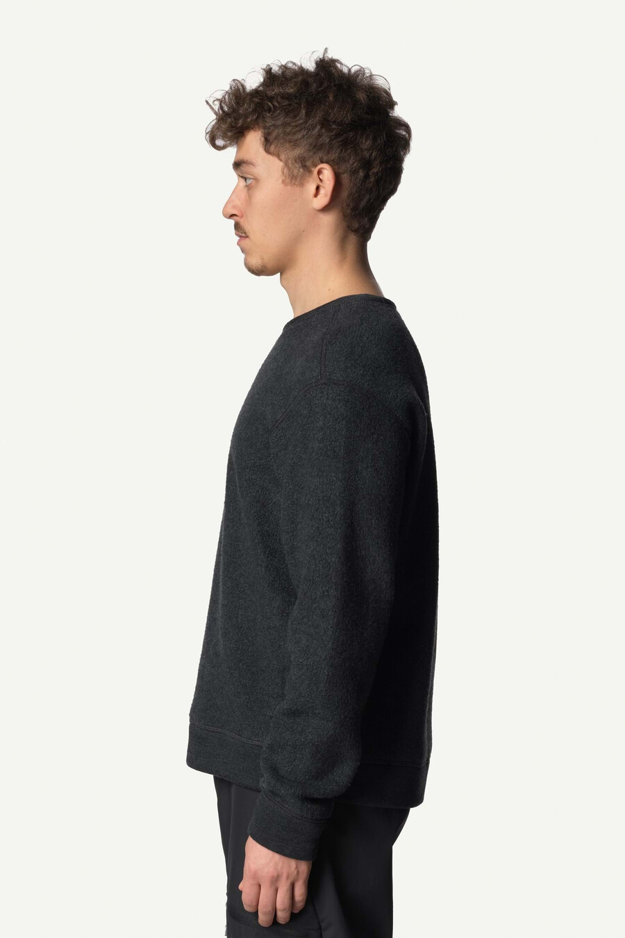 maglia girocollo in lana alto di m