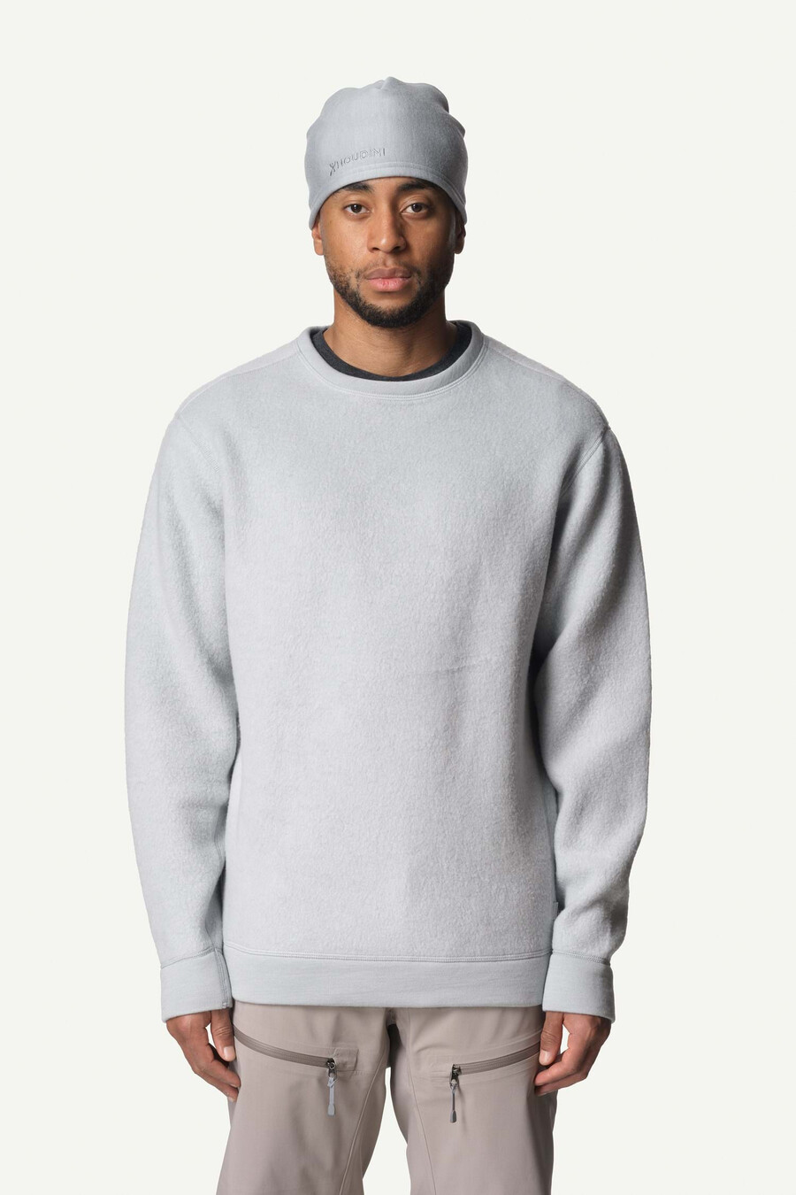 maglia girocollo in lana alto di m