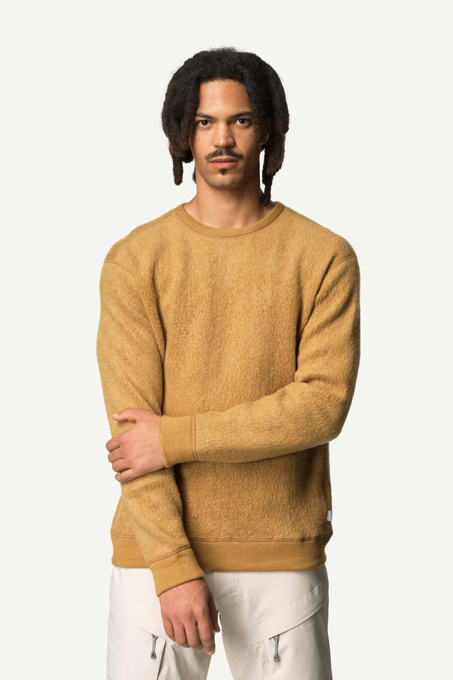 maglia girocollo in lana alto di m
