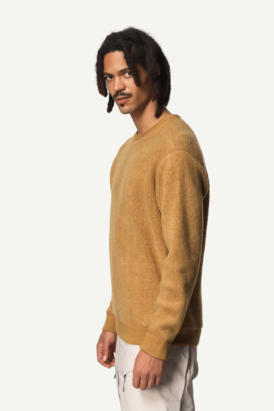 maglia girocollo in lana alto di m