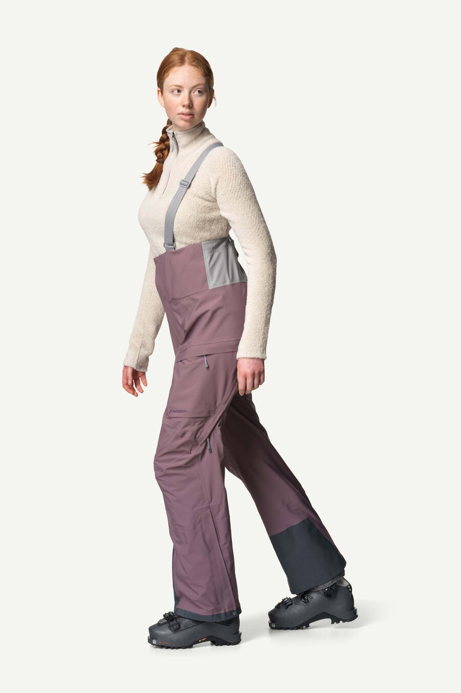 pantaloni con bretelle rollercoaster da donna