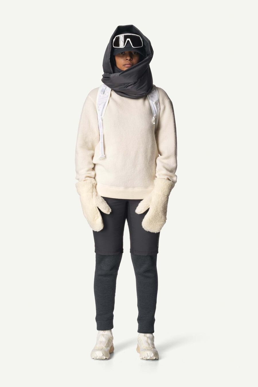 maglia girocollo in lana alto di w