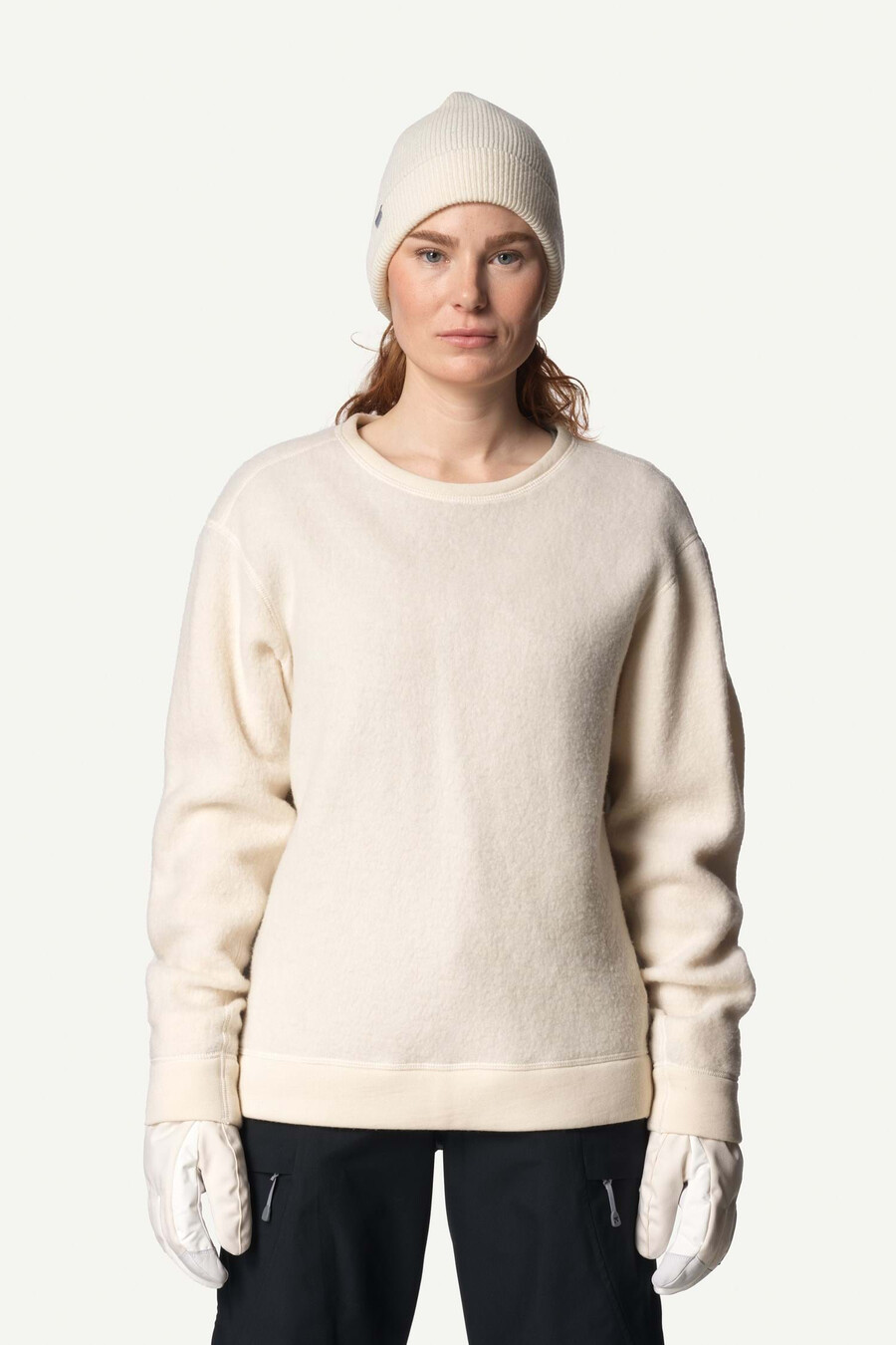 maglia girocollo in lana alto di w