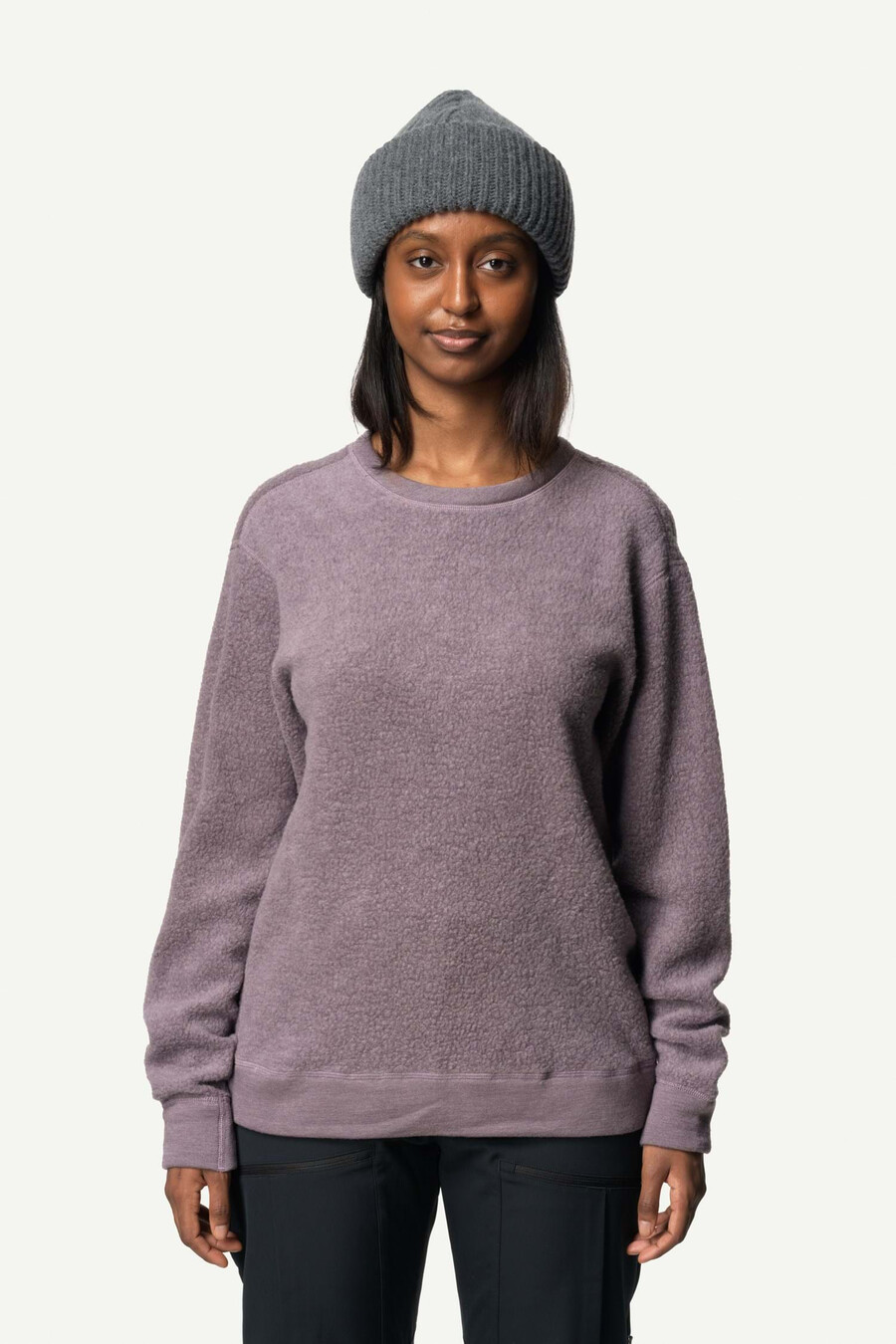 maglia girocollo in lana alto di w
