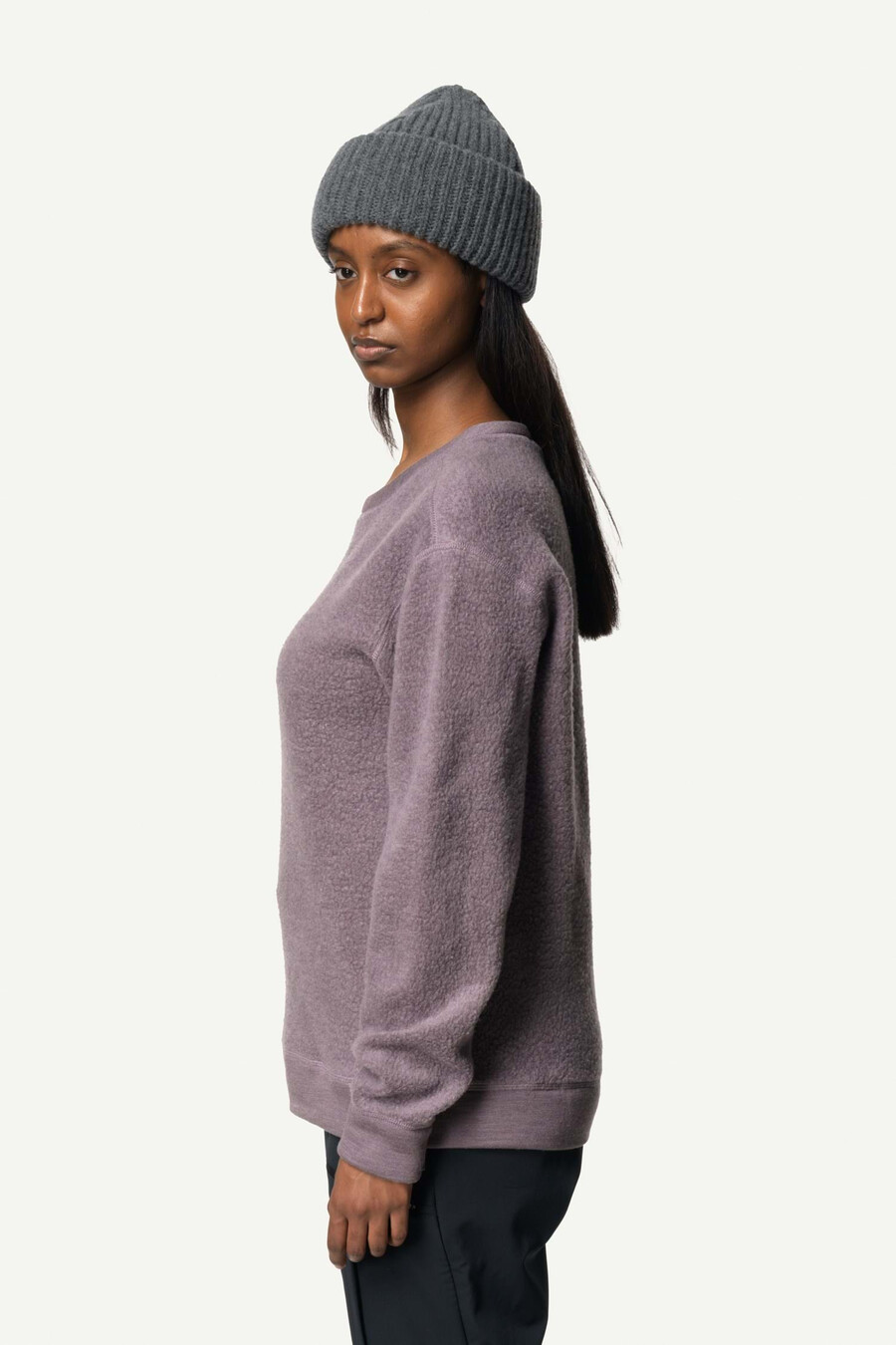 maglia girocollo in lana alto di w