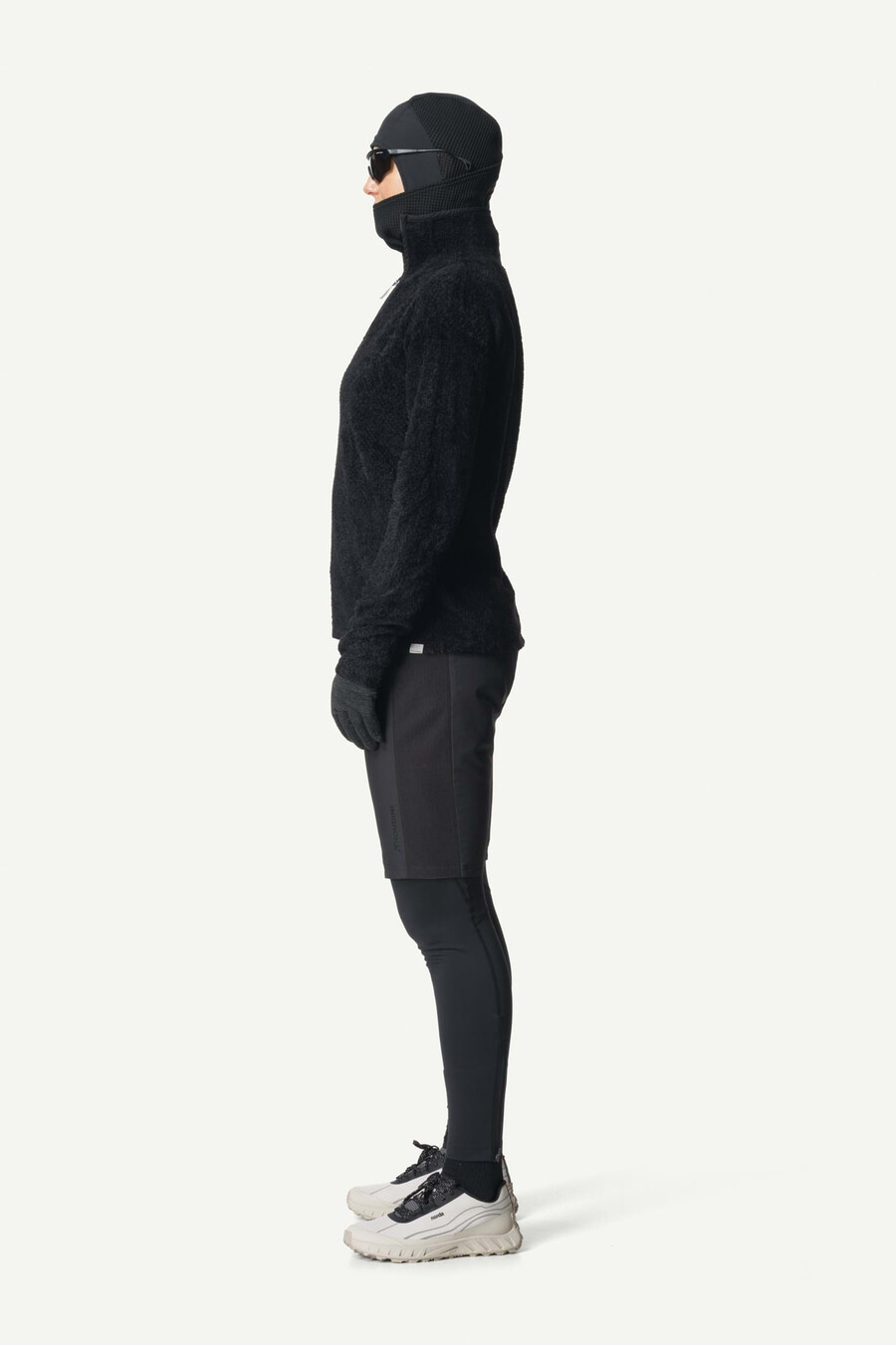 maglia mezza zip lykan da donna