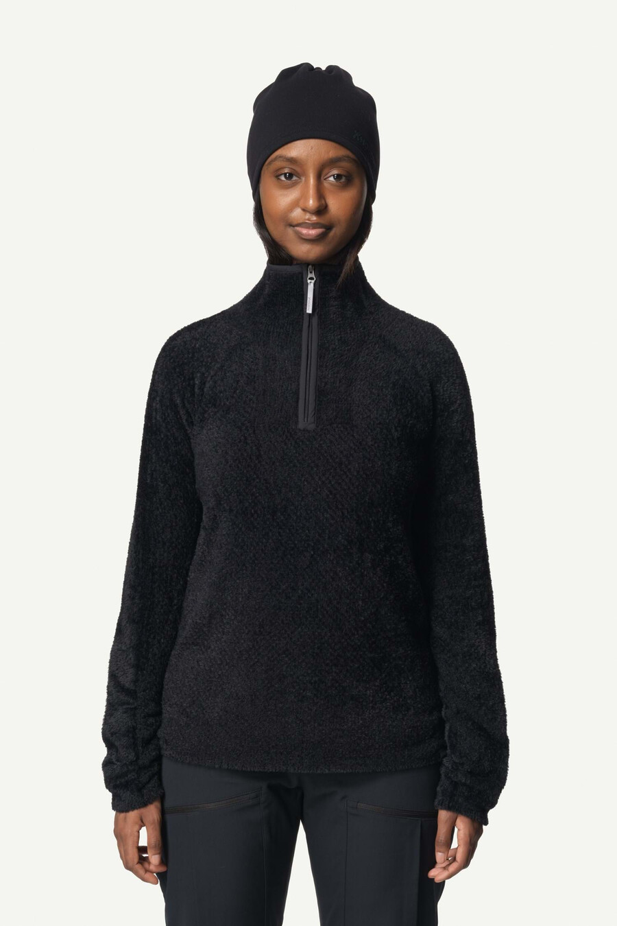 maglia mezza zip lykan da donna