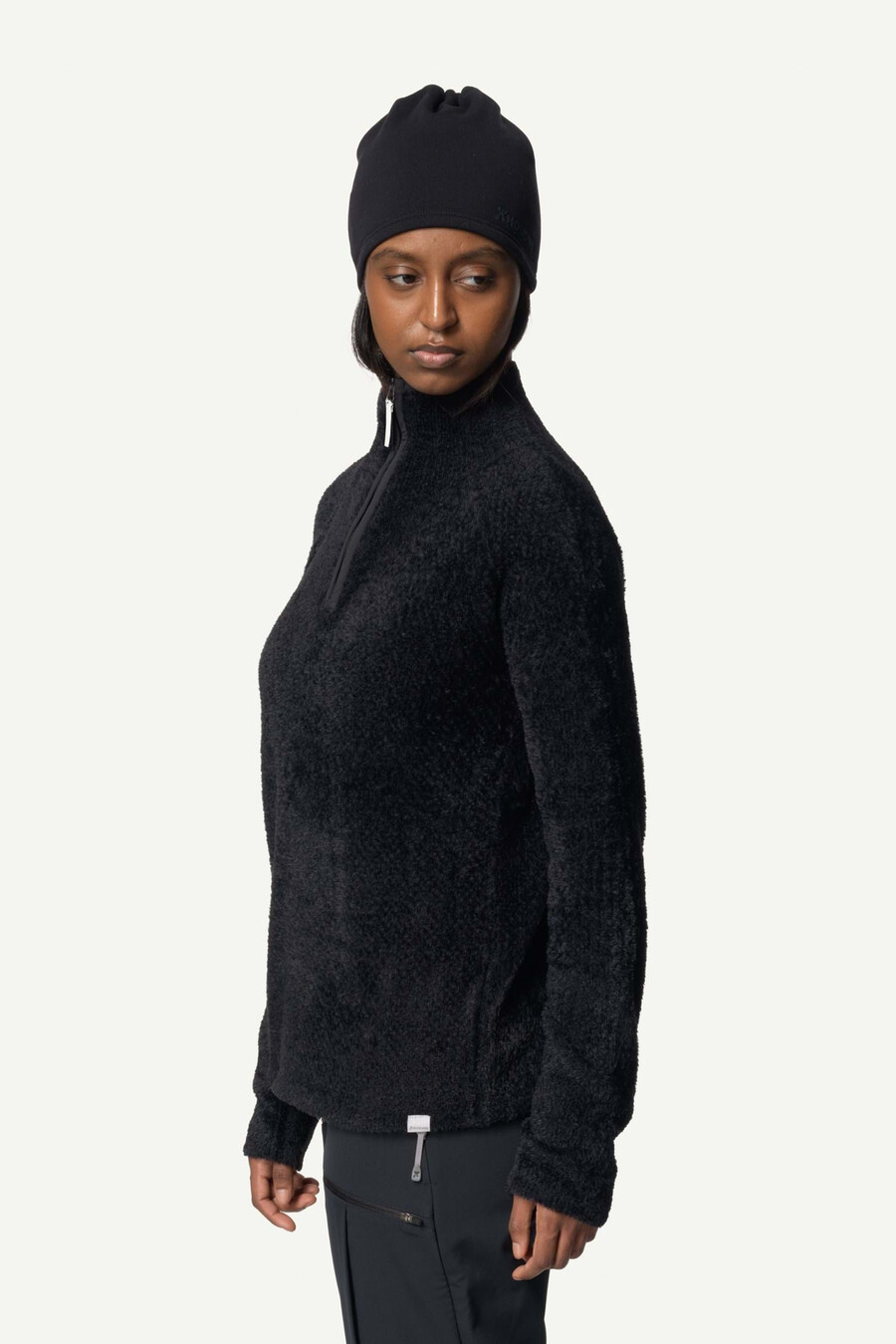 maglia mezza zip lykan da donna